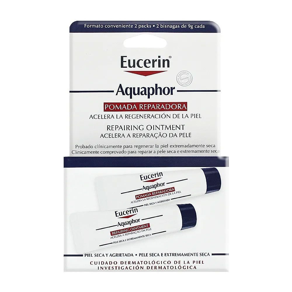 Pomada Reparadora Eucerin Aquaphor Duopack 2 Unidades de 10ml Cada