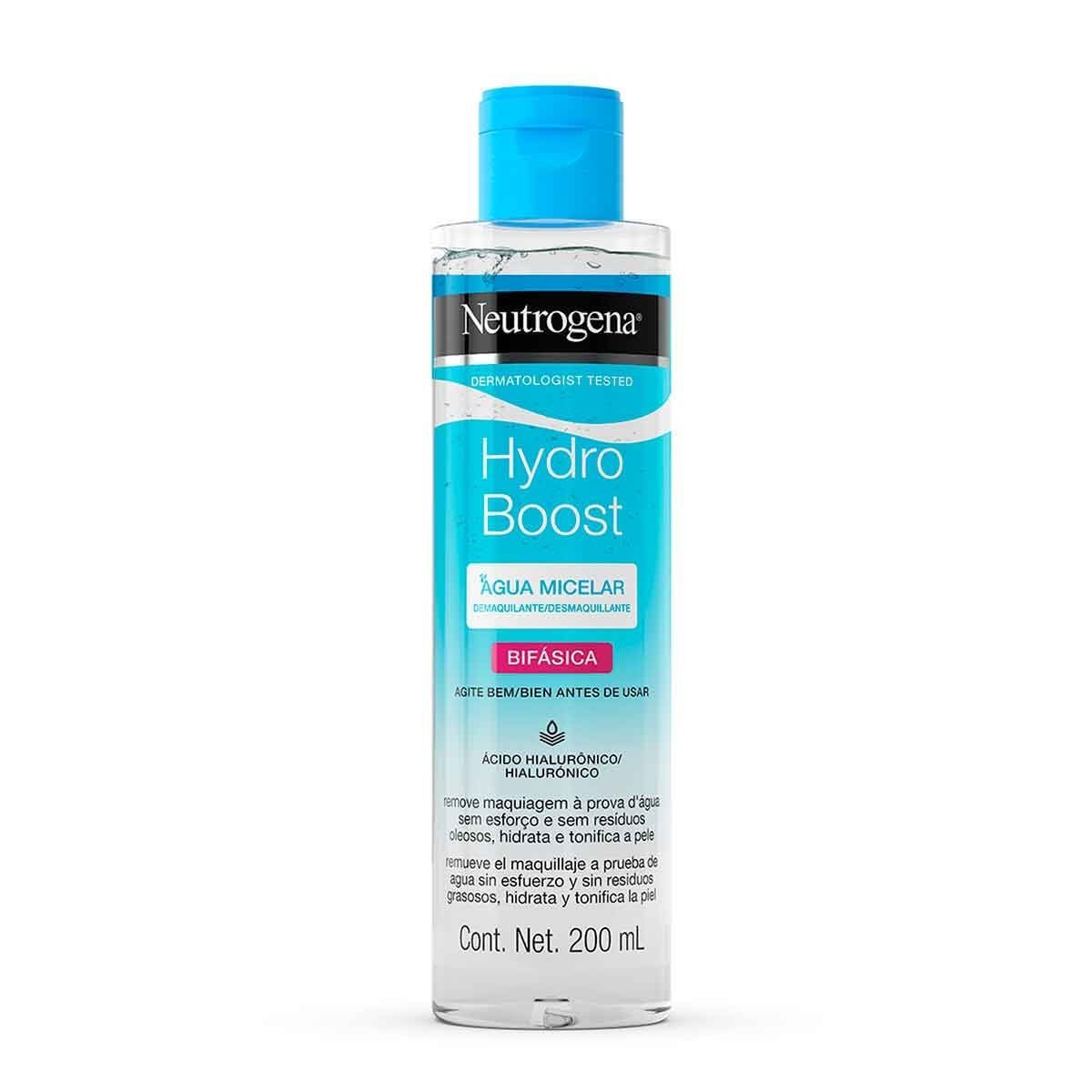 Água Micelar Neutrogena Hydro Boost Bifásico 200ml