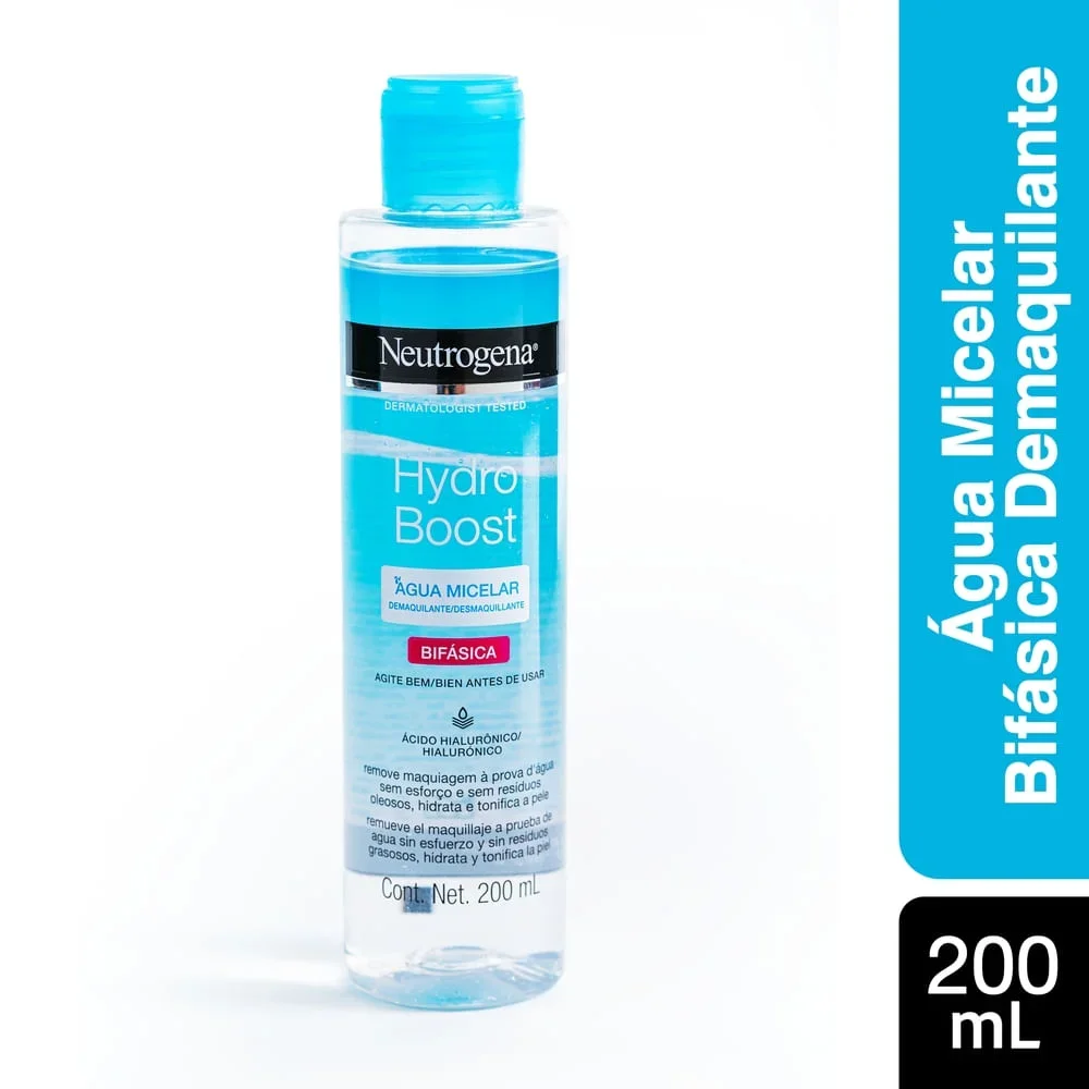 Água Micelar Neutrogena Hydro Boost Bifásico 200ml 200ml 2