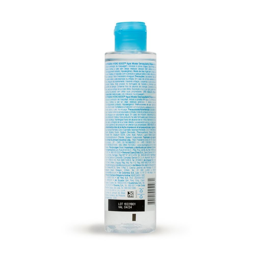 Água Micelar Neutrogena Hydro Boost Bifásico 200ml 200ml 3
