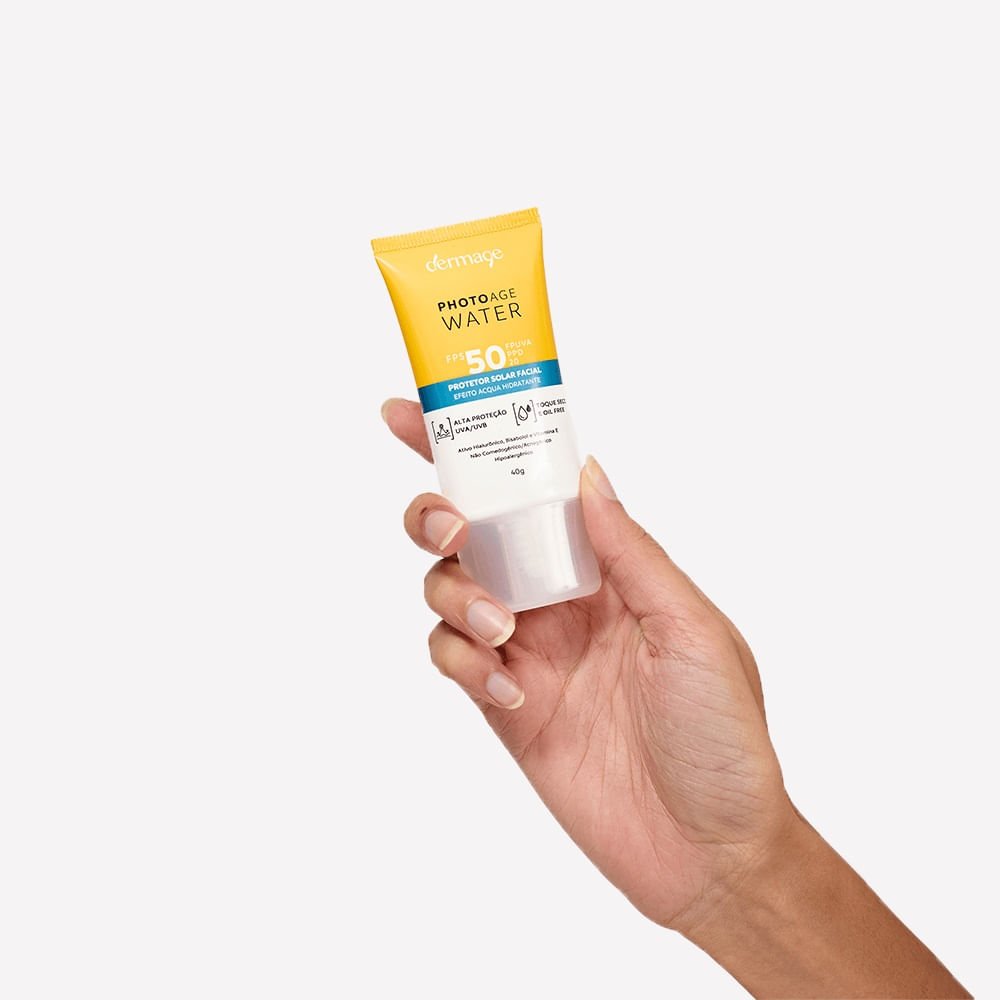 Protetor Solar Facial Dermage Photoage Water Fps50 40g 40g 3