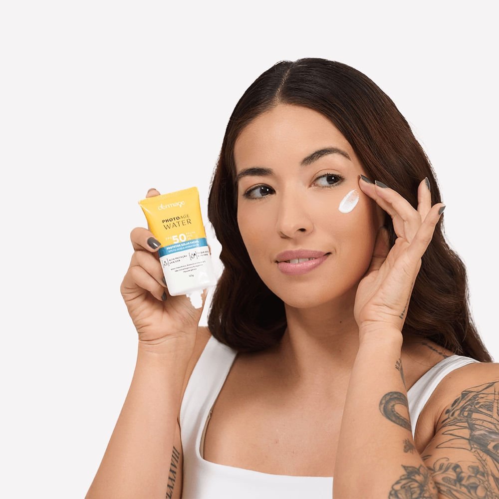 Protetor Solar Facial Dermage Photoage Water Fps50 40g 40g 6