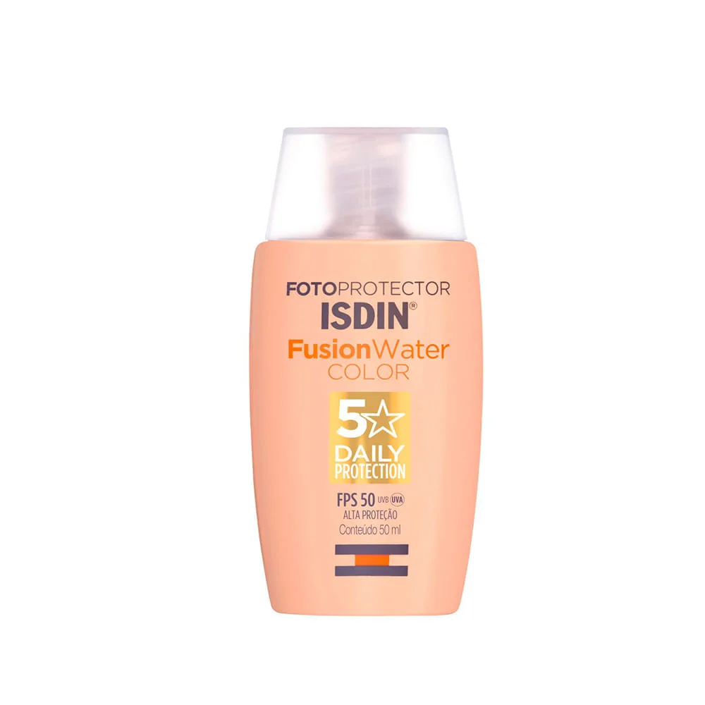 Protetor Solar Facial ISDIN Fusion Water Cor FPS50 -média Média 3