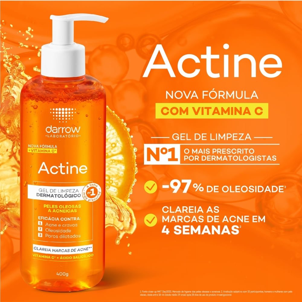 Gel De Limpeza Actine 140g 140g 2
