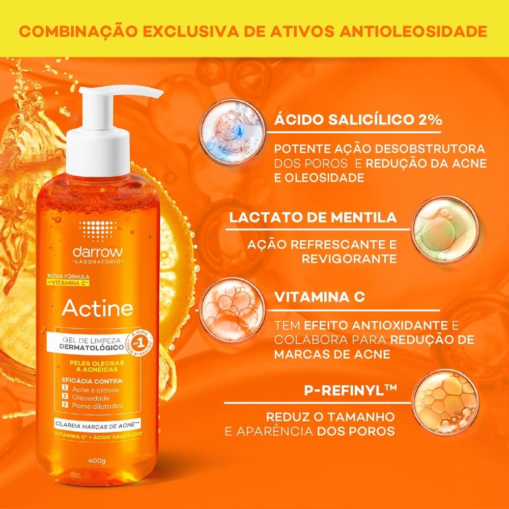 Gel De Limpeza Actine 140g 140g 4