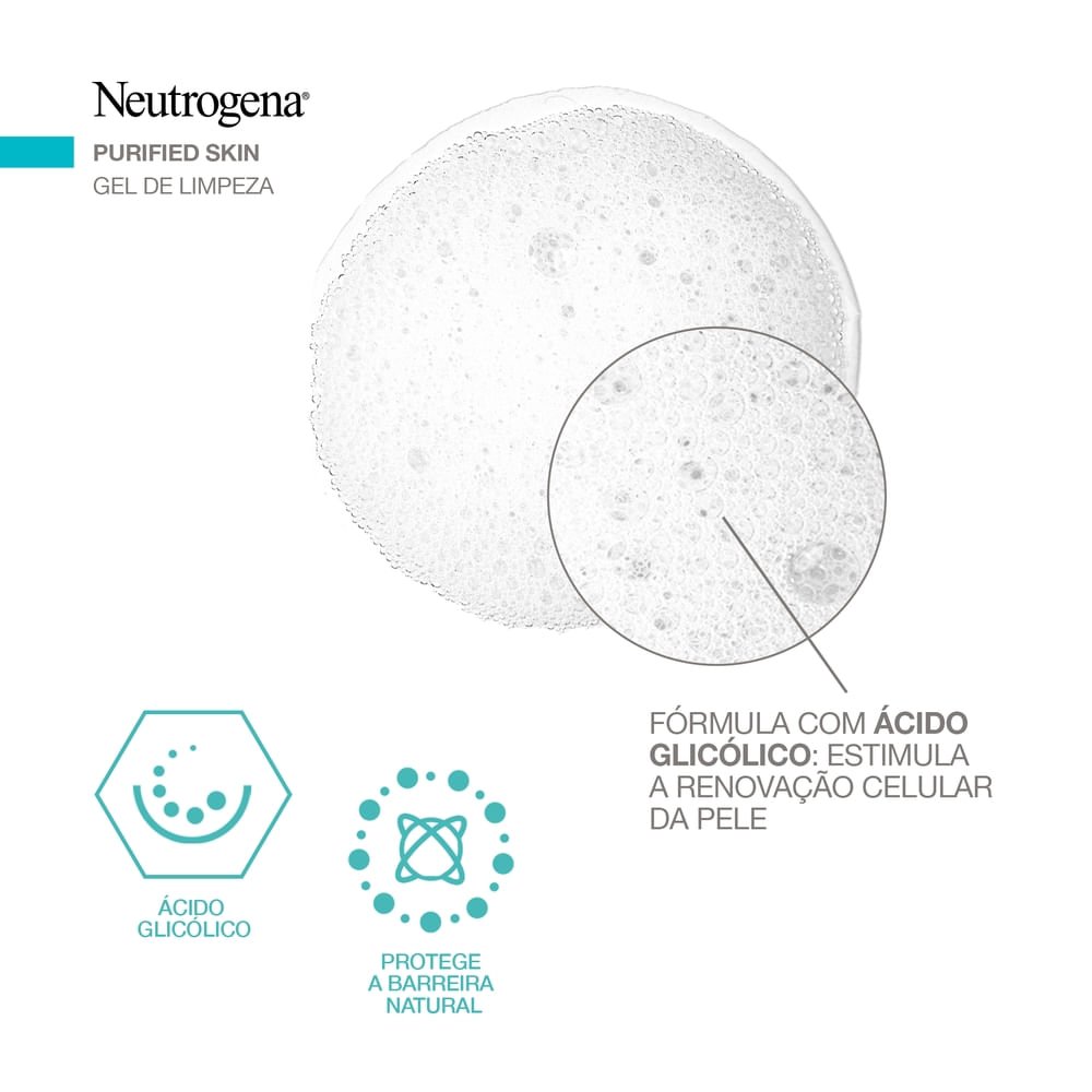 Gel de Limpeza Neutrogena Purified Skin 60g 60g 6