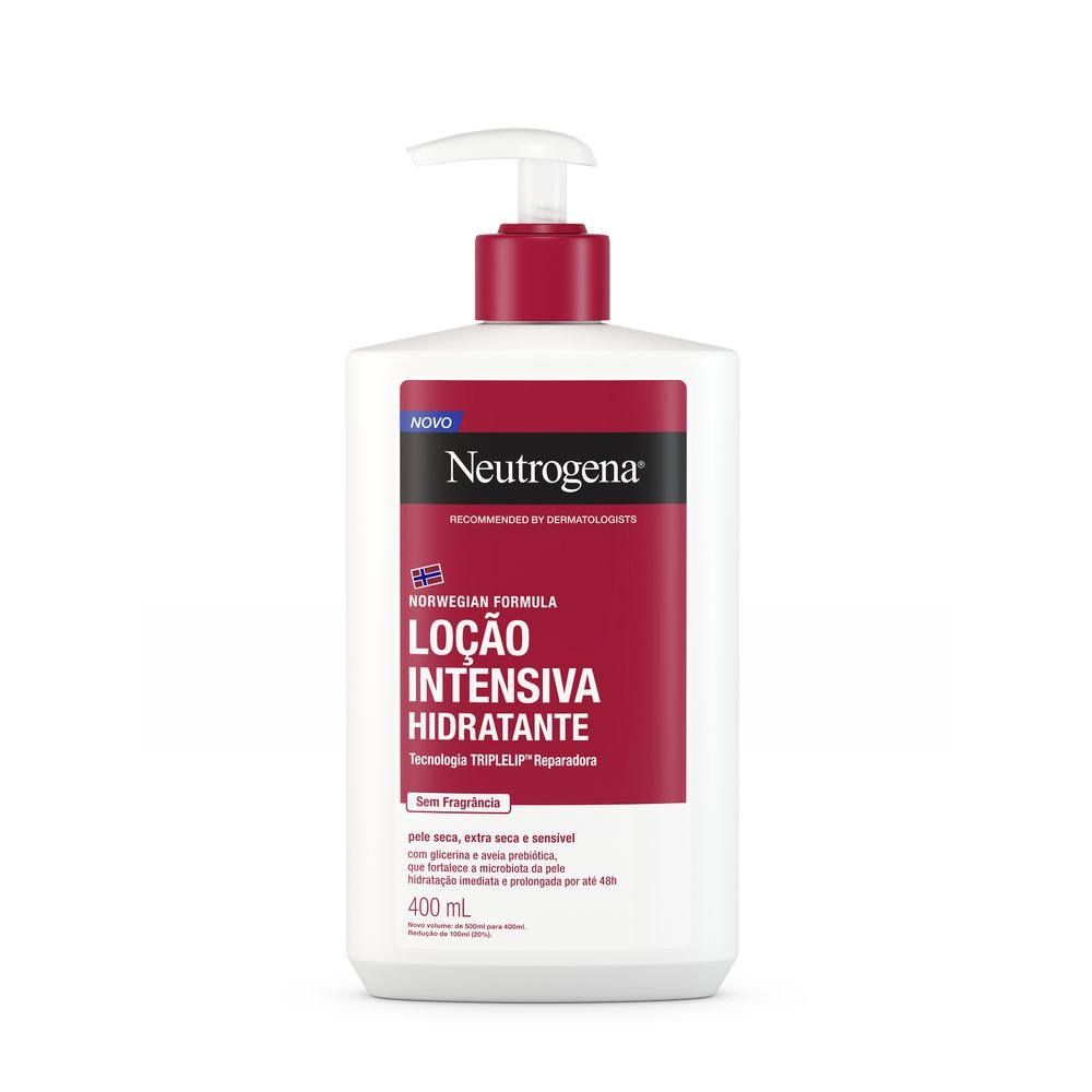 Hidratante Corporal Intensivo NeutrogenaNorwegian sem fragrância, 400mL 400ml 2