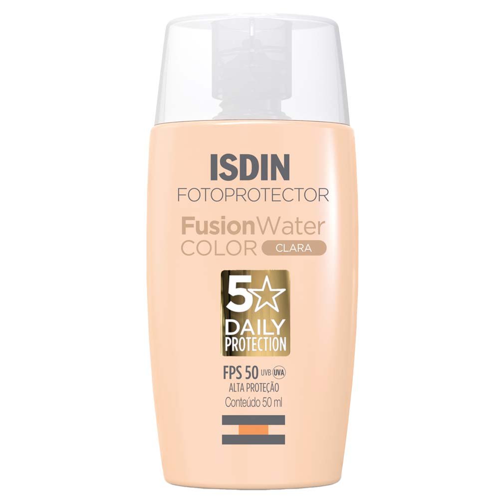 Protetor Solar Facial ISDIN Fusion Water Cor FPS50 -clara Clara 1