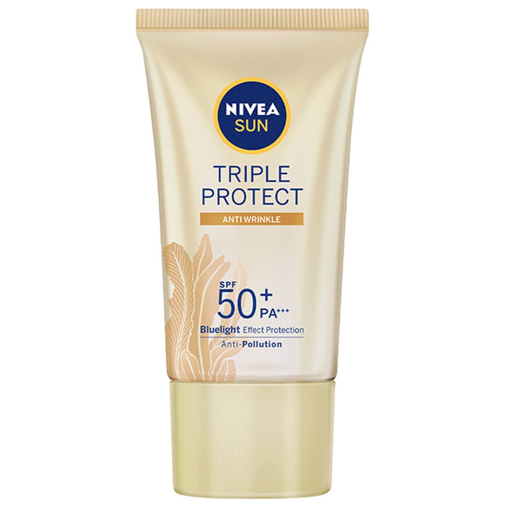 Protetor Nivea Sun Face Triple Protect Antissinais FPS50 50ml