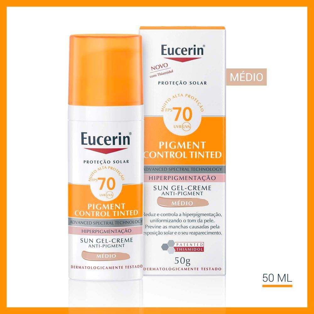 Protetor Solar Pigment Control Medio Fps70 50ml Médio 4