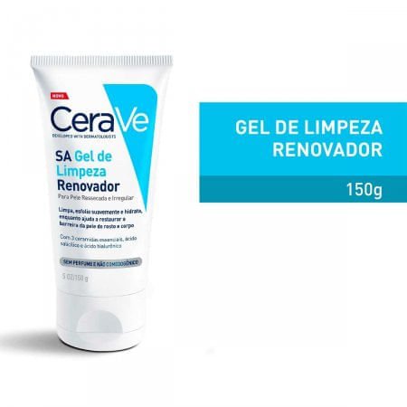 Cerave Gel Limpeza Pele 150g Renovador 150g 3