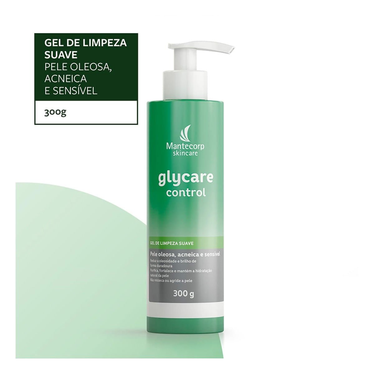 Gel de Limpeza Glycare Control Frasco 300g 300g 2