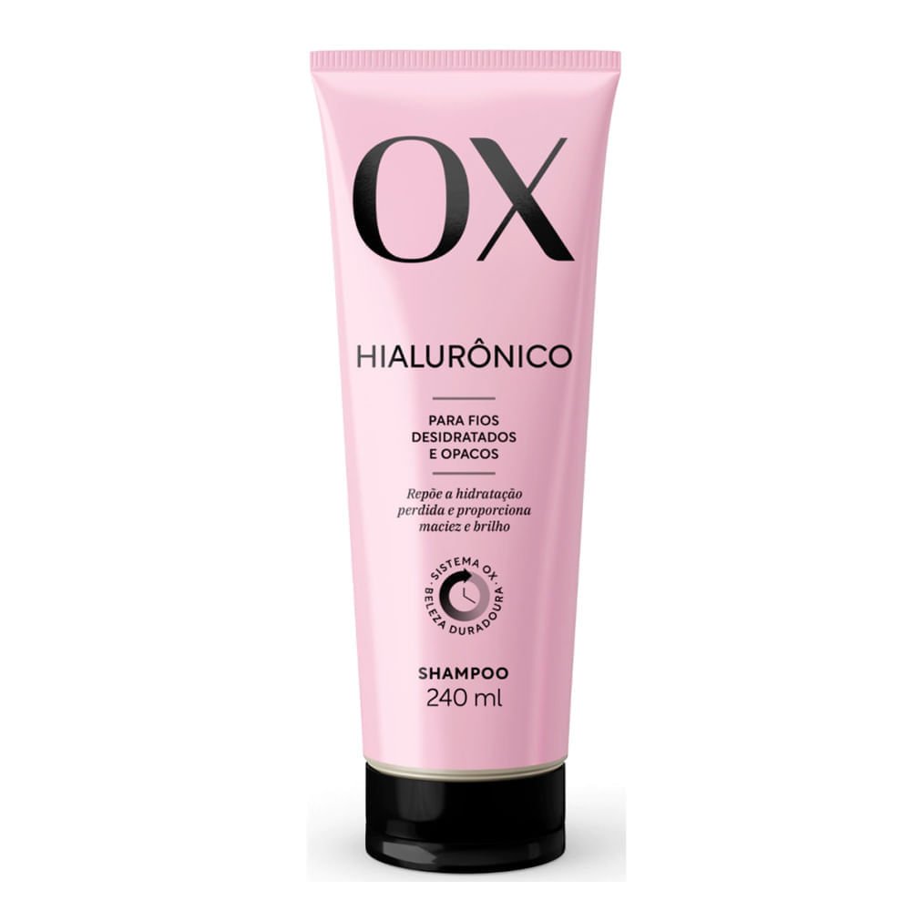 Shampoo OX Cosméticos Colágeno Frasco 600ml - giassi - Giassi
