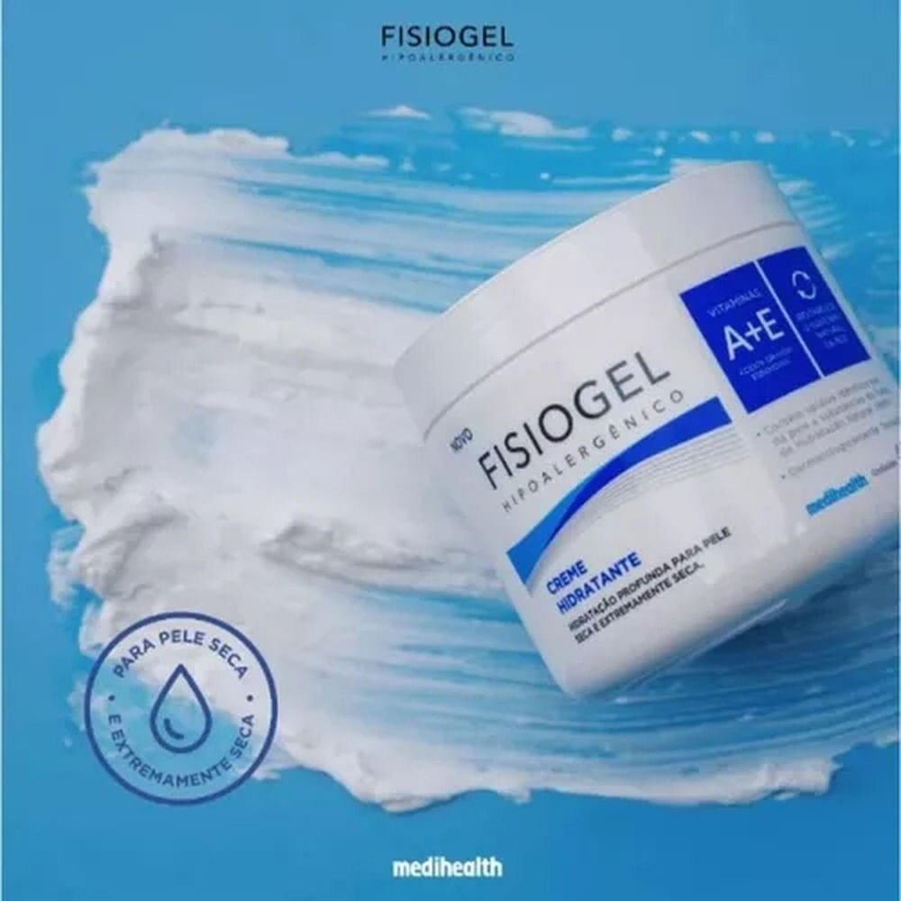 Creme Hidratante Corporal Fisiogel Hipoalergênico 450g 450g 2