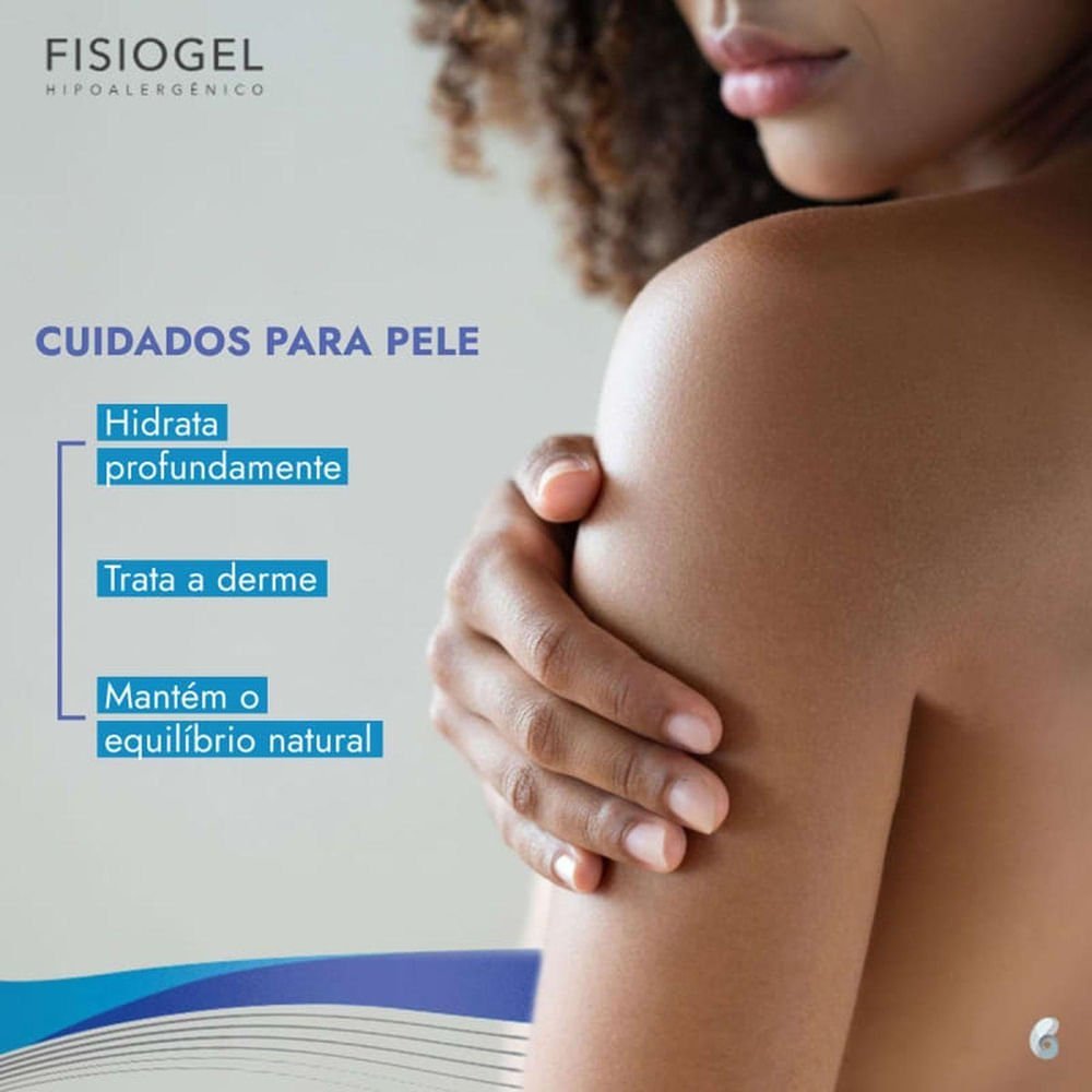 Creme Hidratante Corporal Fisiogel Hipoalergênico 450g 450g 3