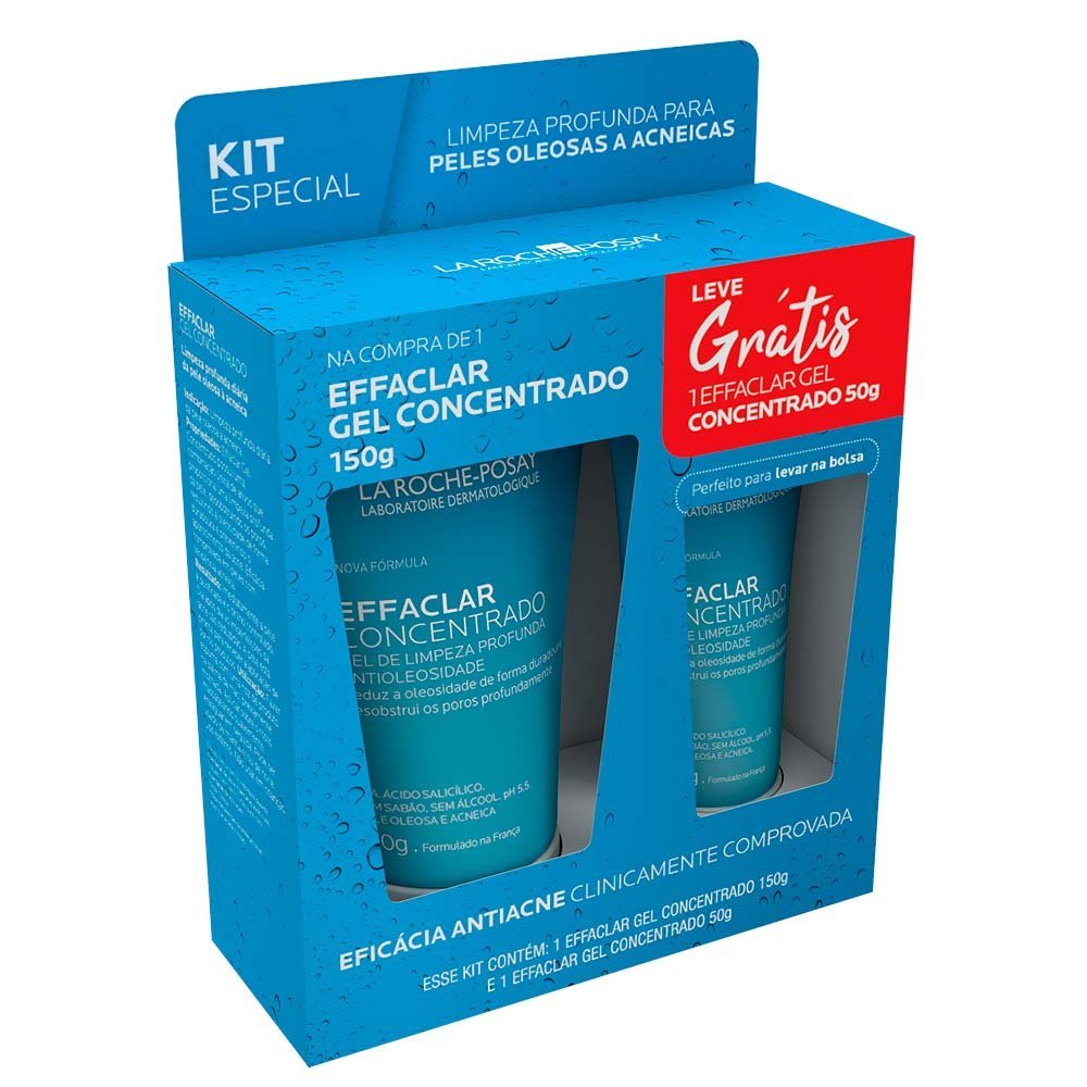 Gel de Limpeza Facial Effaclar Ultra Concentrado 150g + Gel Effaclar 40g 15ml 2