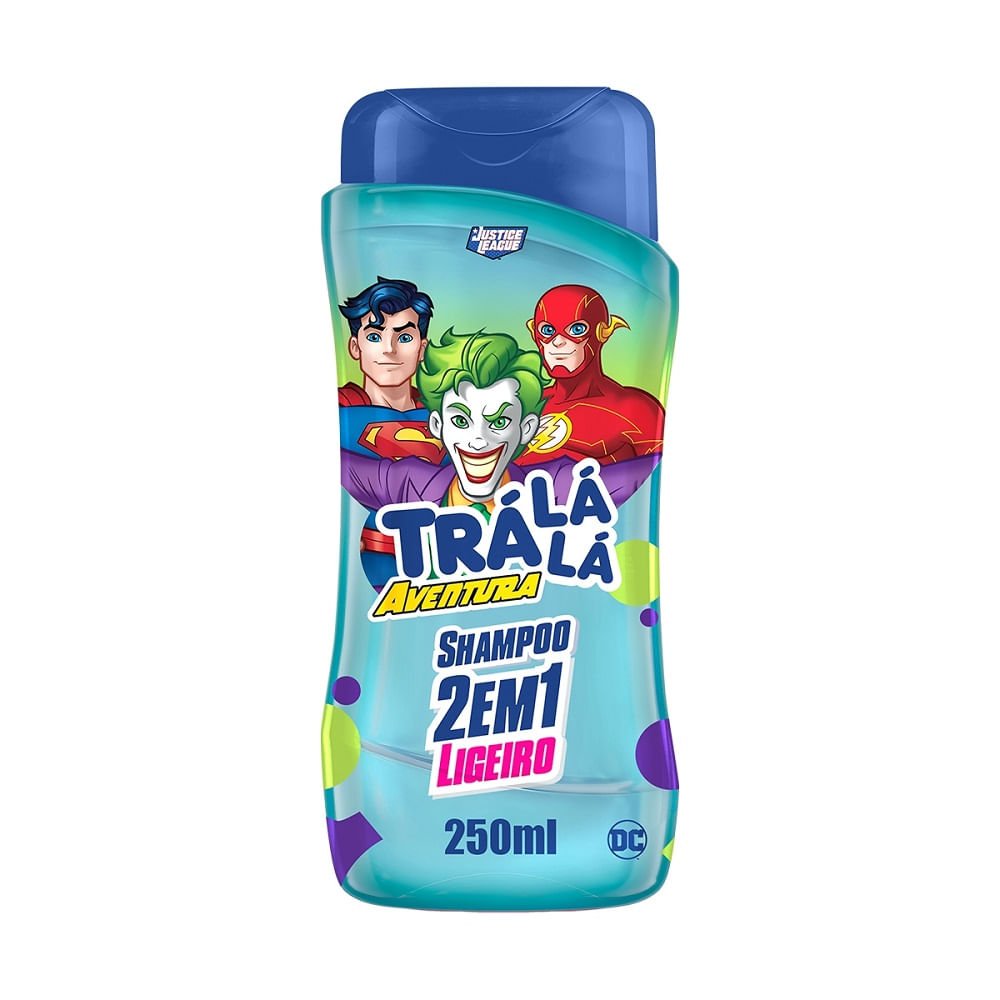 Shampoo Trá Lá Lá Kids Tra La La Kids 2 em 1 Aventura Justice League 250ml 250ml 1