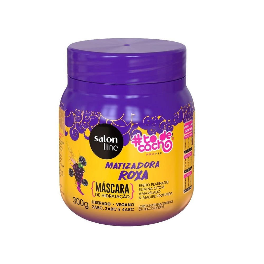 Máscara Capilar Salon Line #TODECACHO Matizadora Loira 300g 300g 1