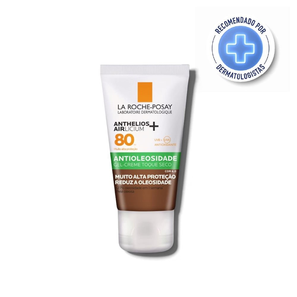 Protetor Solar Facial Anthelios Airlicium + fps 80 Com Cor 6.0 40g Cor 6.0 2