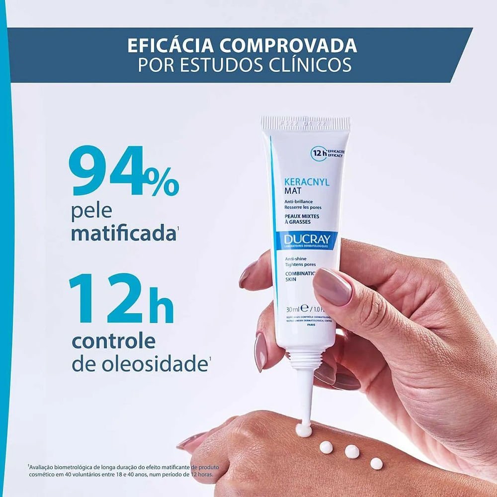 Keracnyl Mat Ducray Cuidado Matificante 30ml 30ml 6