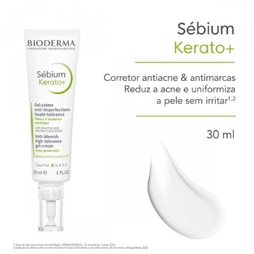 Bioderma Sébium Kerato + gel Creme 30ml 30ml 2