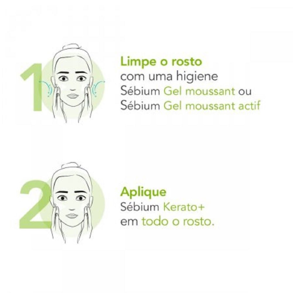Bioderma Sébium Kerato + gel Creme 30ml 30ml 3