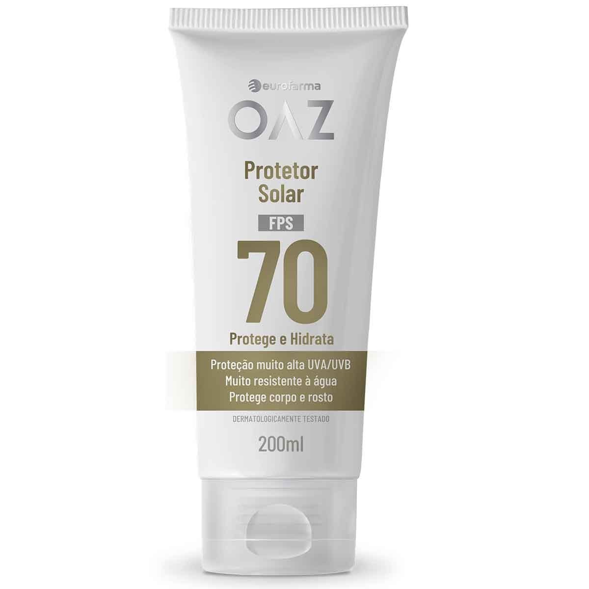 Protetor Solar OAZ FPS 70 200ml