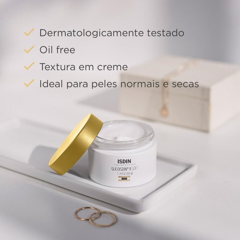Creme facial Ácido Glicólico ISDINCEUTICS Glicoisdin 8-50g 50g 4