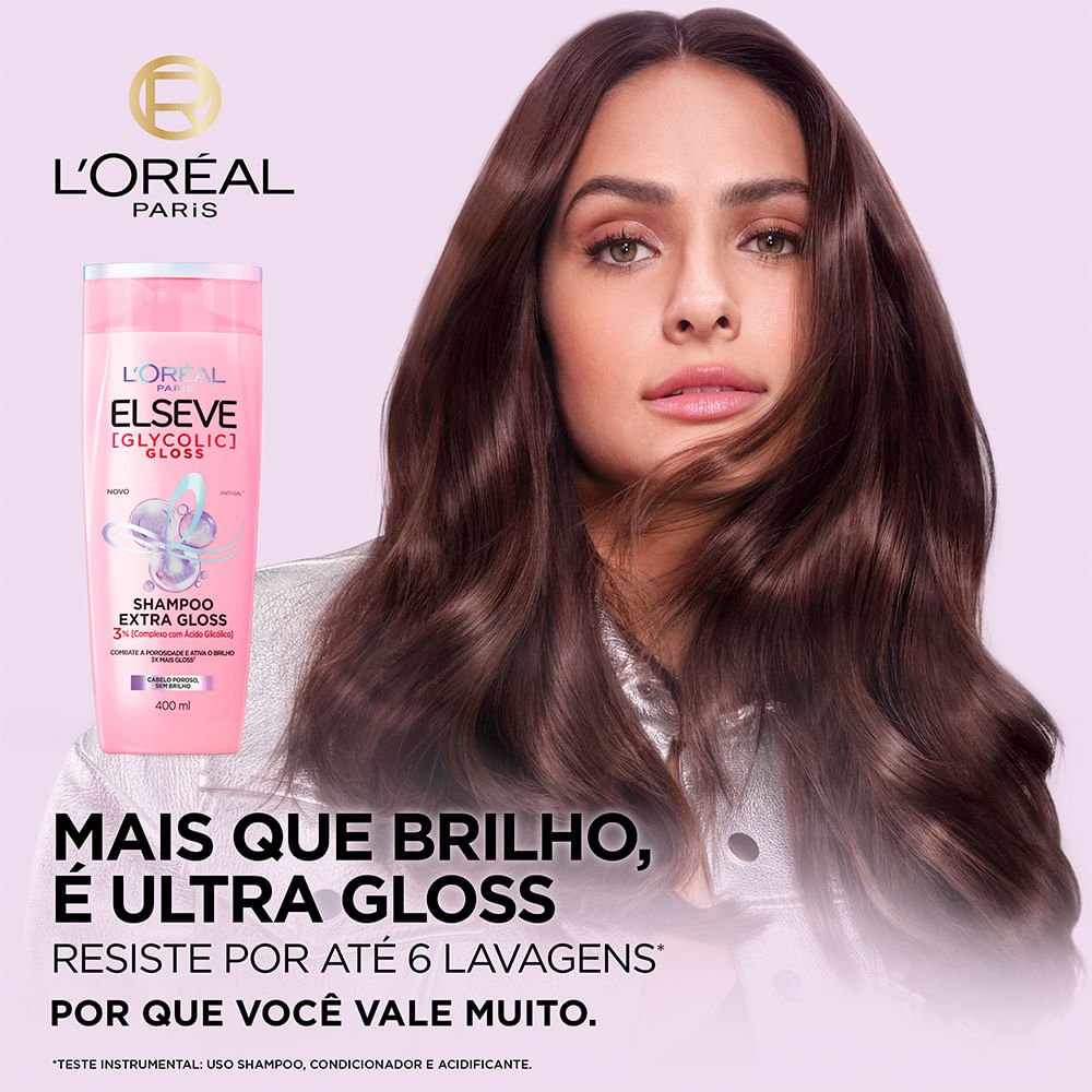 Shampoo Elseve Glycolic Gloss 200ml 200ml 4