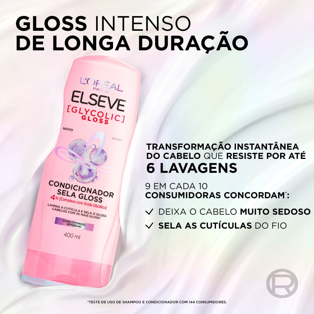 Condicionador Elseve Glycolic Gloss 400ml 400ml 2