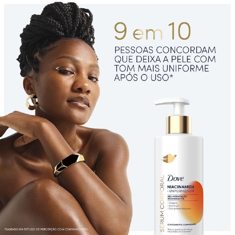 Sérum Hidratante Corporal Dove Niacinamida + Uniformizador 380ml 380ml 3