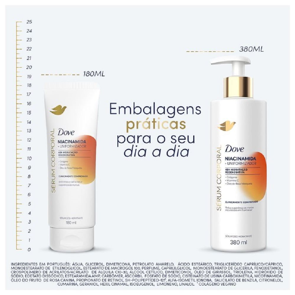Sérum Hidratante Corporal Dove Niacinamida + Uniformizador 380ml 380ml 6