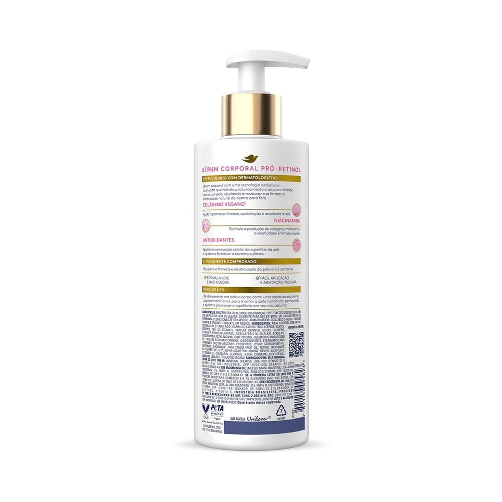 Sérum Hidratante Corporal Dove Pró-Retinol + Firmador 380ml 380ml 2