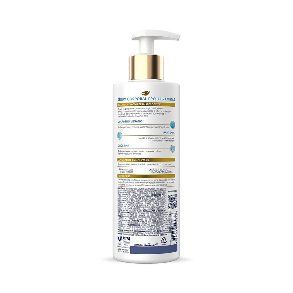 Sérum Hidratante Corporal Dove Pró-Ceramidas + Dermo Hidratante 380ml 380ml 2