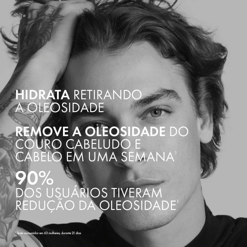 Shampoo Anticaspa Ds Vichy Dercos Oily Cabelos Normais a Oleosos 300g 300g 4