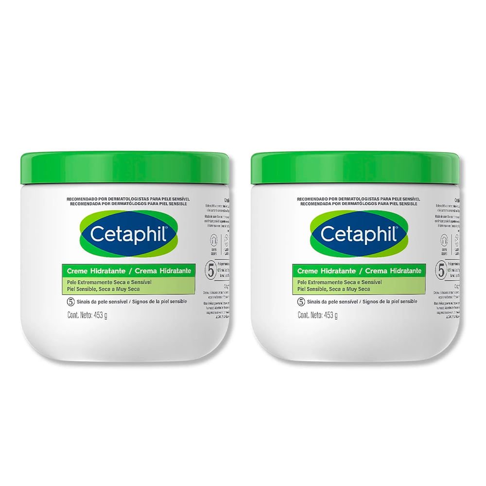 Kit 2 Cetaphil Cr Hid 453g Pele Ext Seca Cada. ÚNICO 1