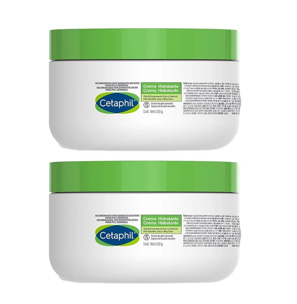 Kit 2 Creme Hidratante Cetaphil 250g cada ÚNICO 1