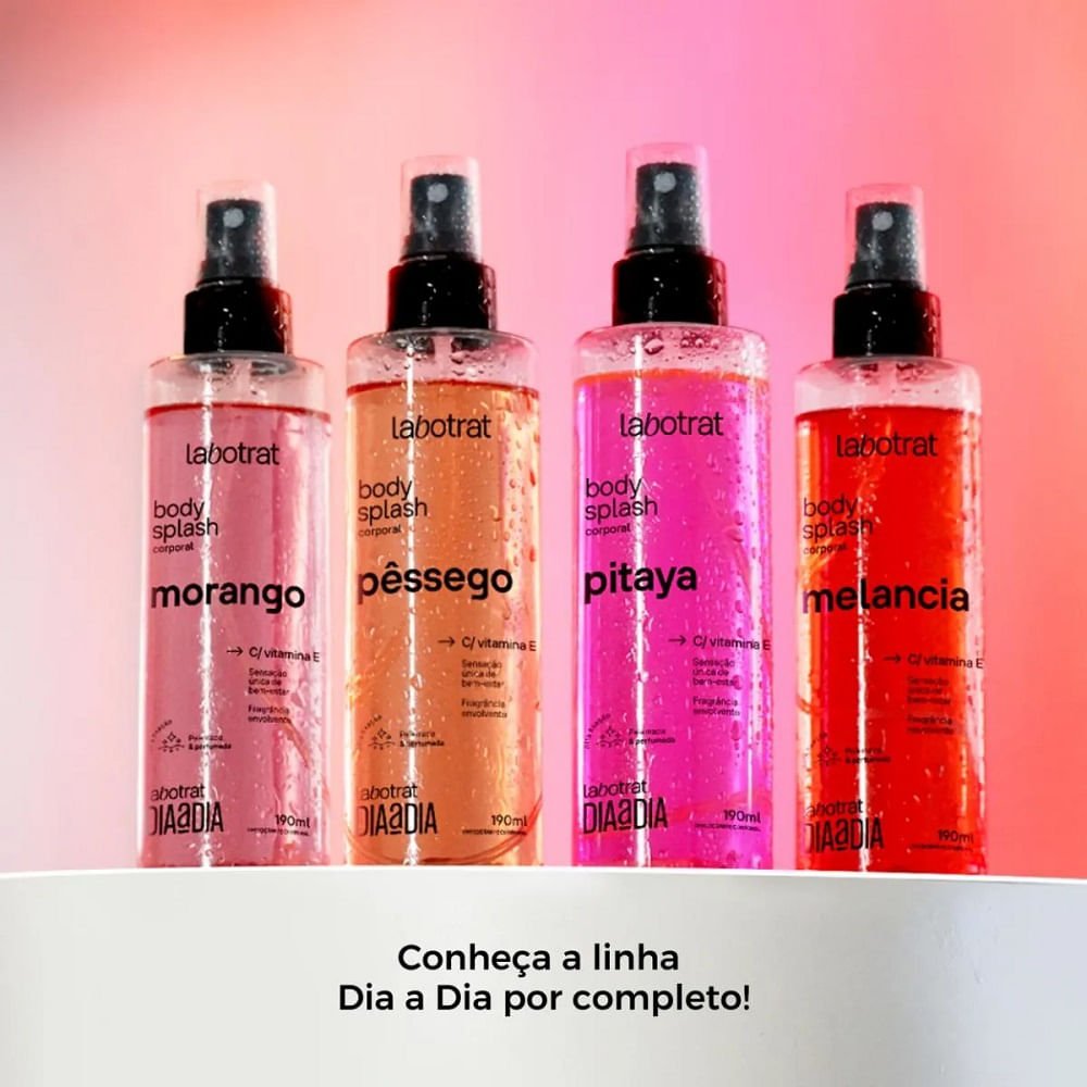 Body Splash Dia a Dia Labotrat  Morango 190ml 190ml 4