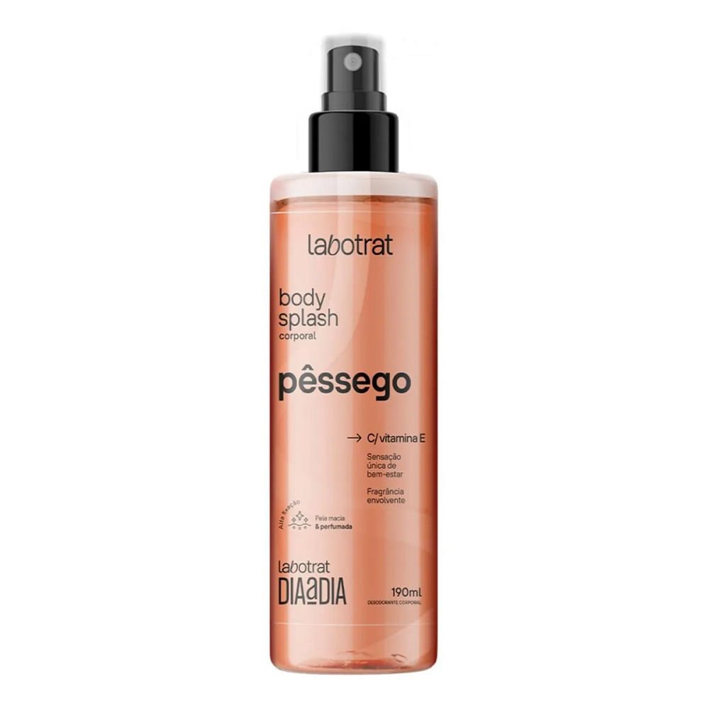 Body Splash Dia a Dia Labotrat Pêssego 190ml 190ml 1