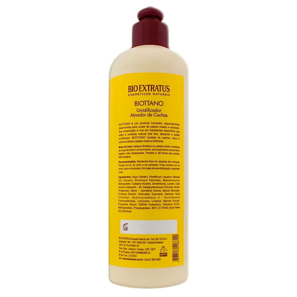 Umidificador de Cachos Bio Extratus 500ml Biottano Tutano 500ml 2