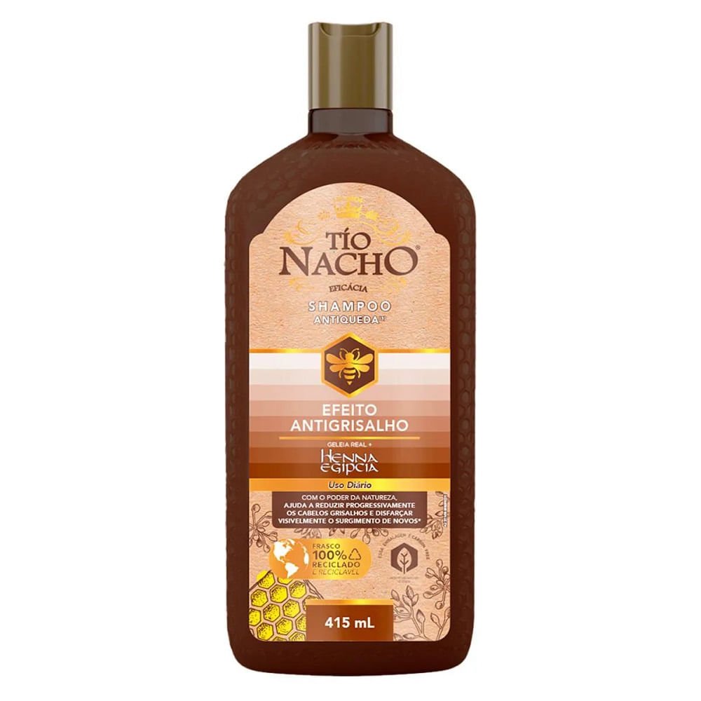Shampoo Antiqueda Tio Nacho Antigrisalho 415ml 415ml 2