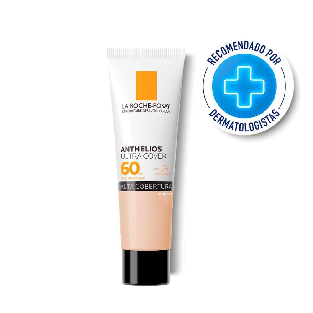 Protetor Solar Facial Cor 1.0 La Roche Posay Anthelios Ultra Cover 30g FPS 60 Cor 1.0 1