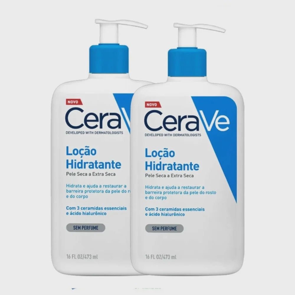 Kit Loção Hidratante Cerave Com 2 Unidades 473ml Cada ÚNICO 3