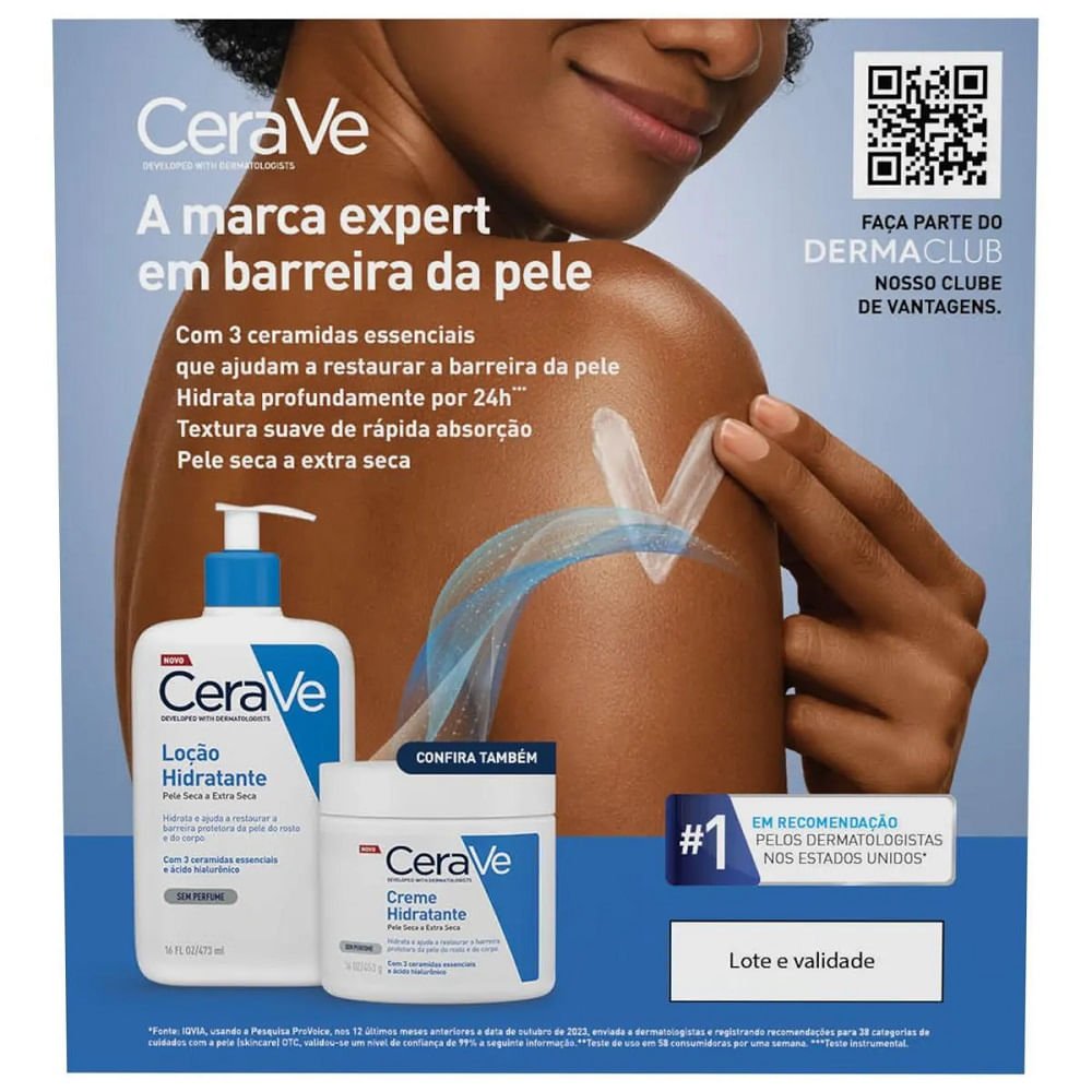 Kit Loção Hidratante Cerave Com 2 Unidades 473ml Cada ÚNICO 4