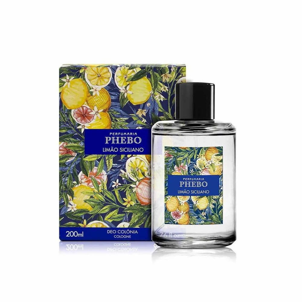 Colônia Deo Phebo Sabor Limão Siciliano 200ml 200ml 1