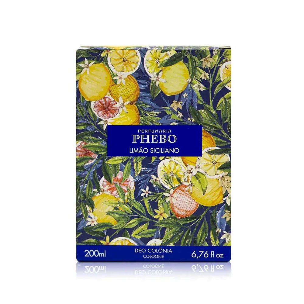 Colônia Deo Phebo Sabor Limão Siciliano 200ml 200ml 3