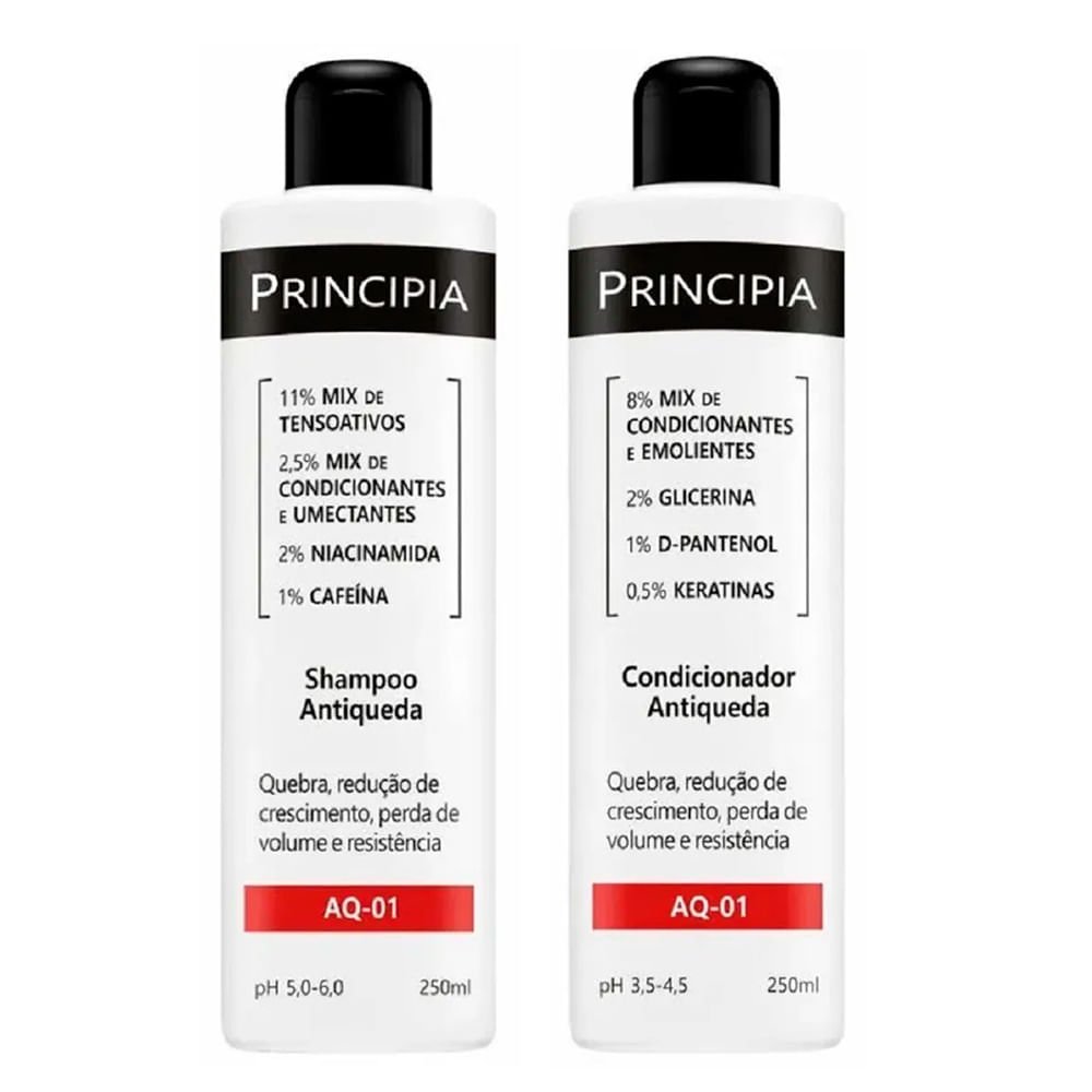 Kit Principia Shampoo Antiqueda AQ-01 250ml+Condicionador Antiqueda AQ-01 250ml