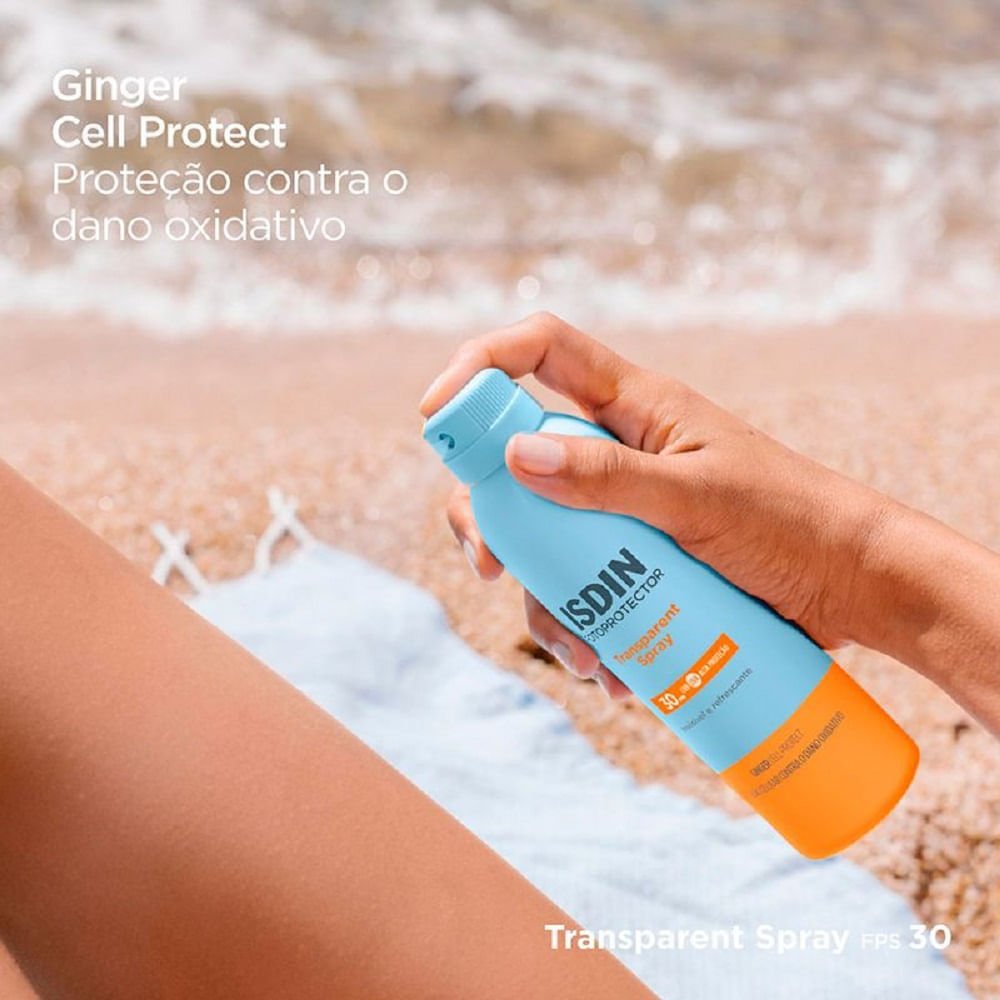 Protetor Solar Corporal Transparente Spray FPS 30 Isdin 250ml 250ml 6