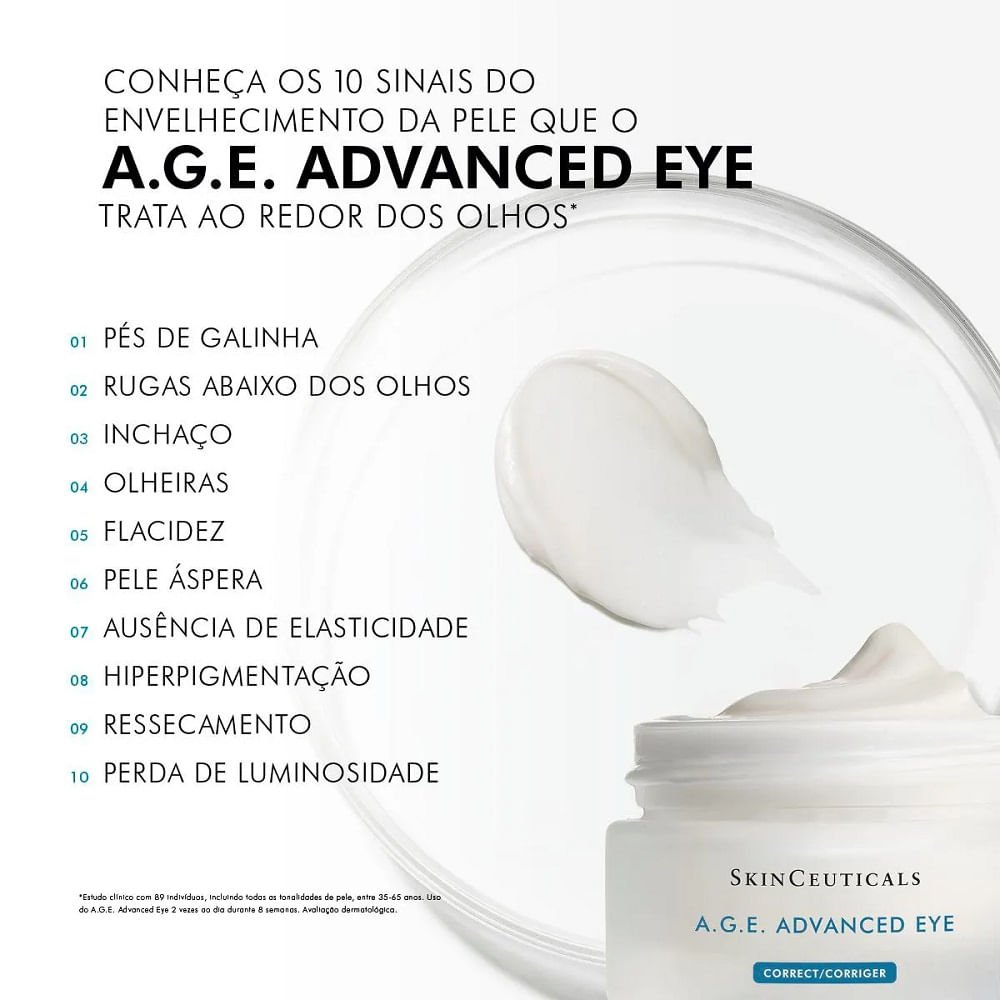 Creme Corretor para a Área dos Olhos Skinceuticals A.g.e. Advanced Eye 15ml 15ml 4