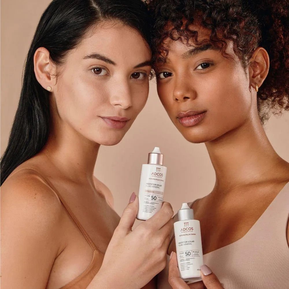 Protetor Solar Adcos Fluid Mineral Fps50 Incolor 40ml 4